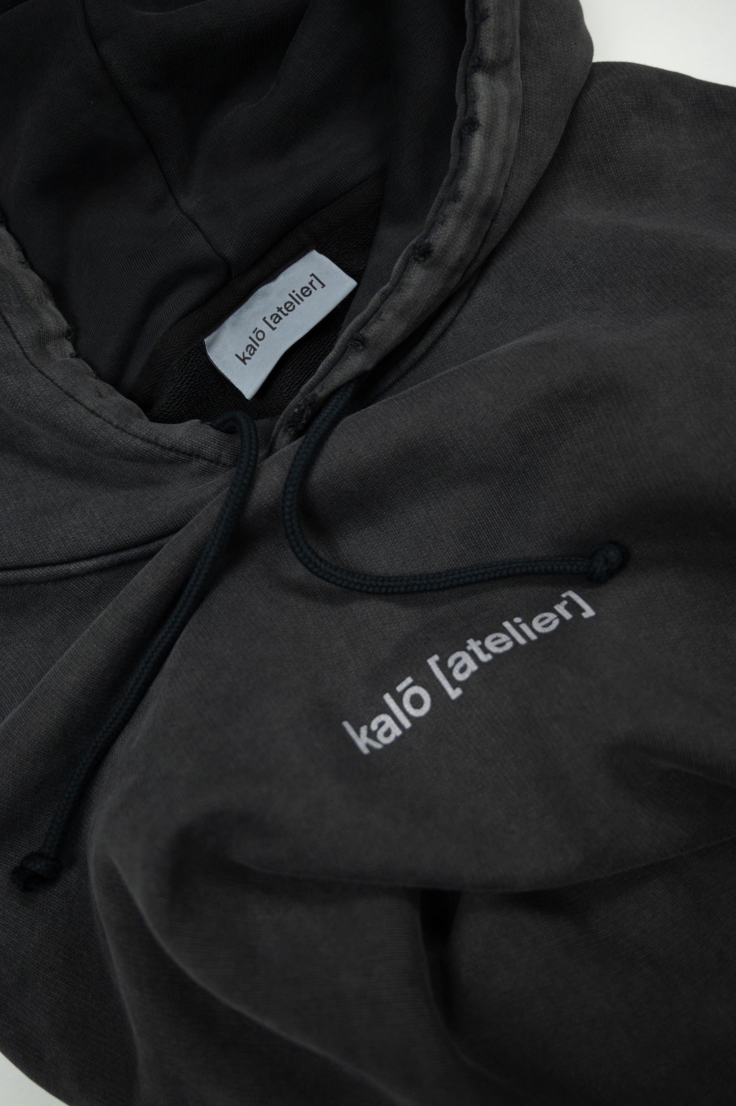 998 Hoodie | Washed black