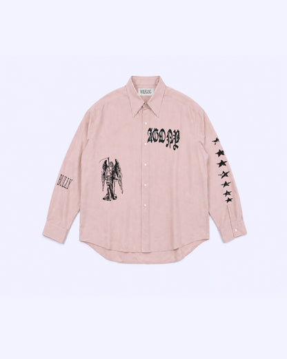 CHEMISE AGONY : ROSE