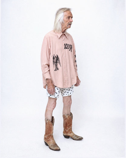 CHEMISE AGONY : ROSE