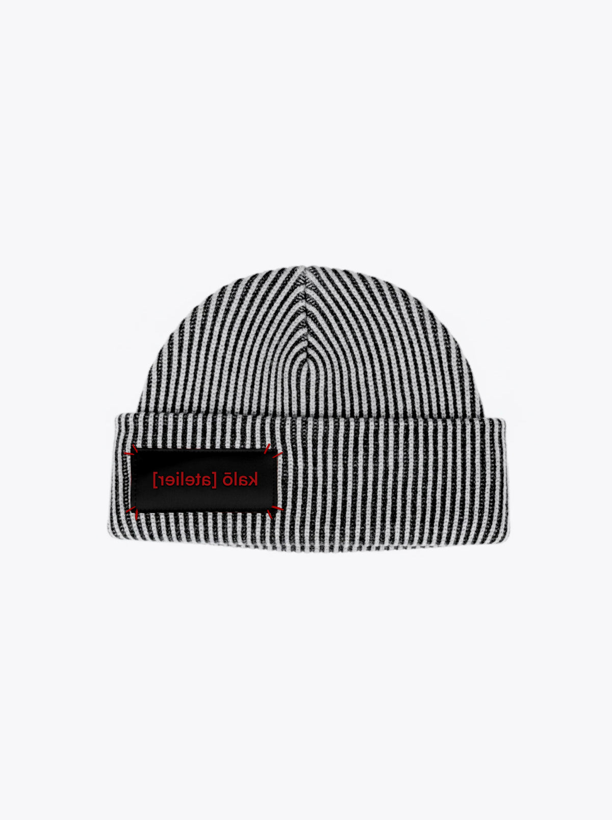 BONNET À RAYURES - BLANC