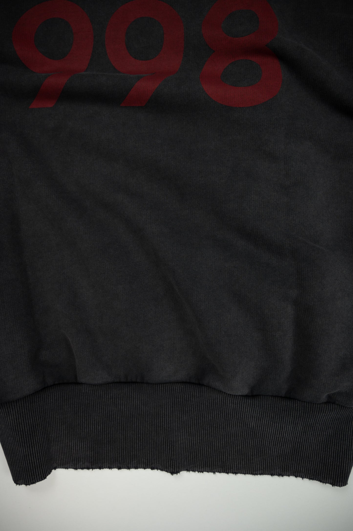 998 Hoodie | Washed black