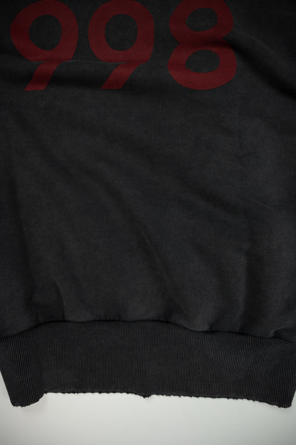 998 Hoodie | Washed black