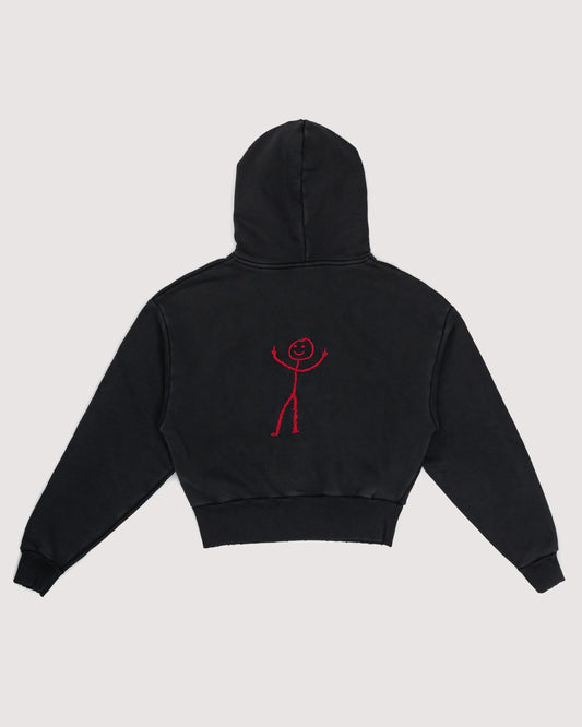 998 Hoodie F*ck | Black