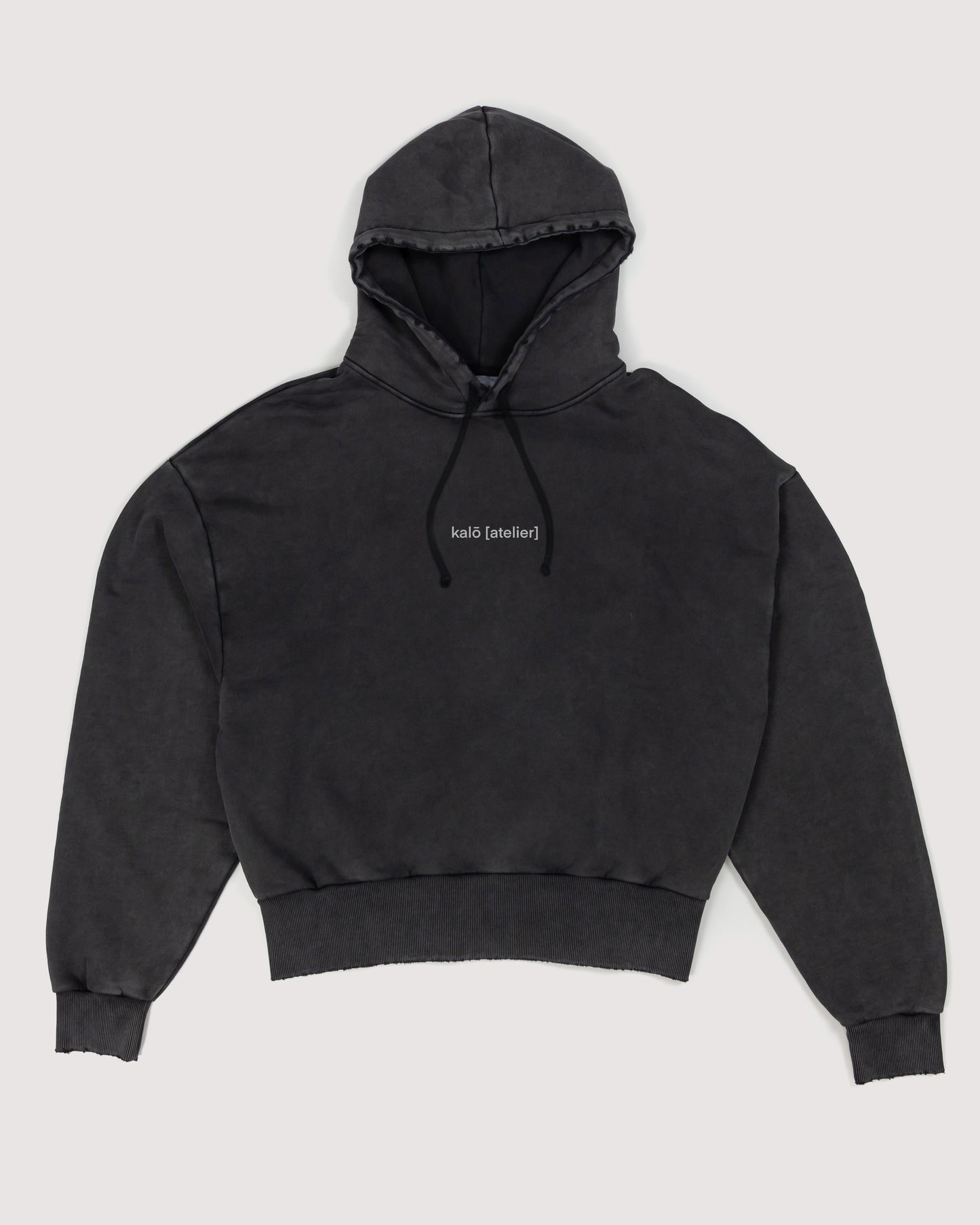 998 Hoodie | Washed black