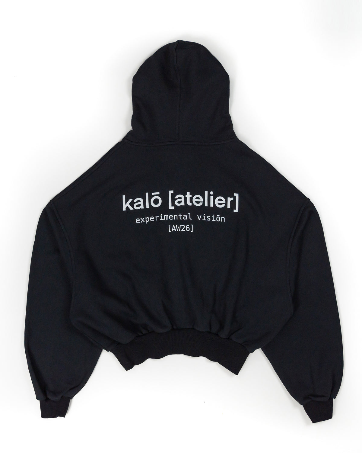 SWEAT À CAPUCHE ZIPPÉ - NOIR