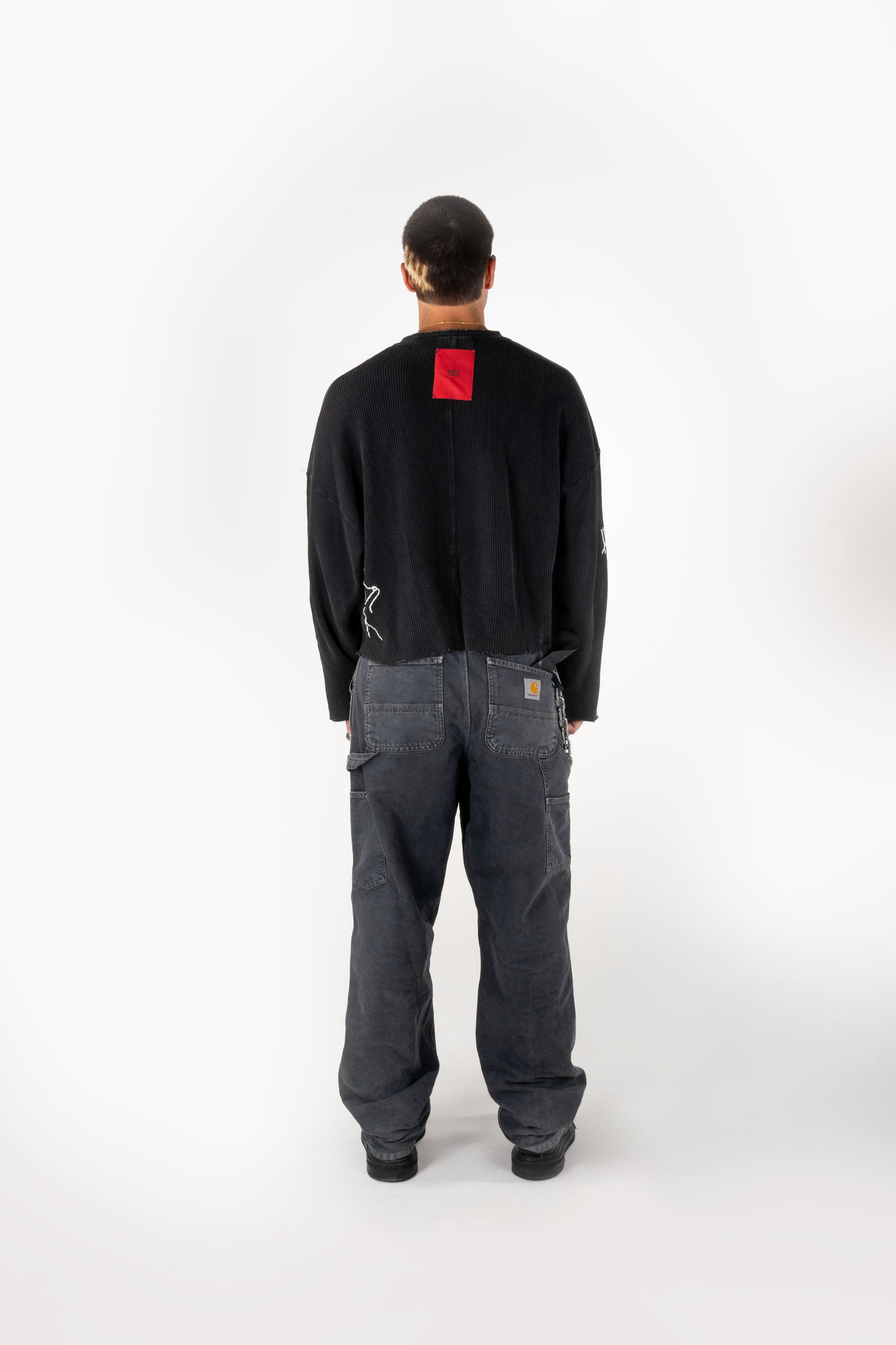 LONGSLEEVE CROP [003] BLACK