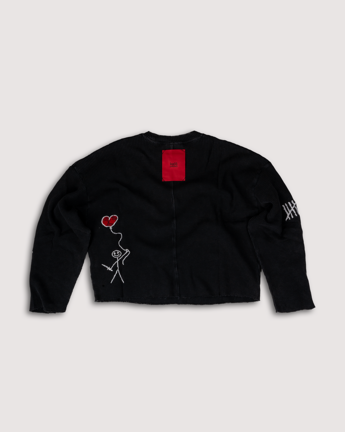 LONGSLEEVE CROP [003] BLACK