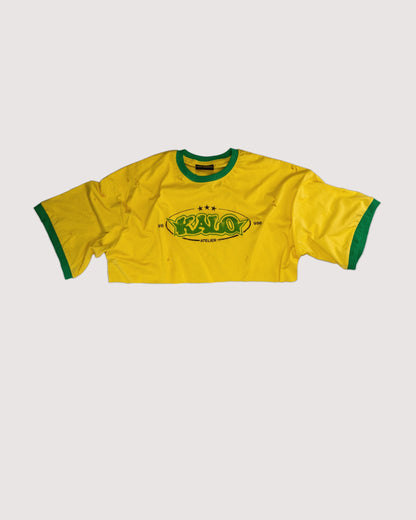 T-SHIRT BRAZIL FEMME CROPPED