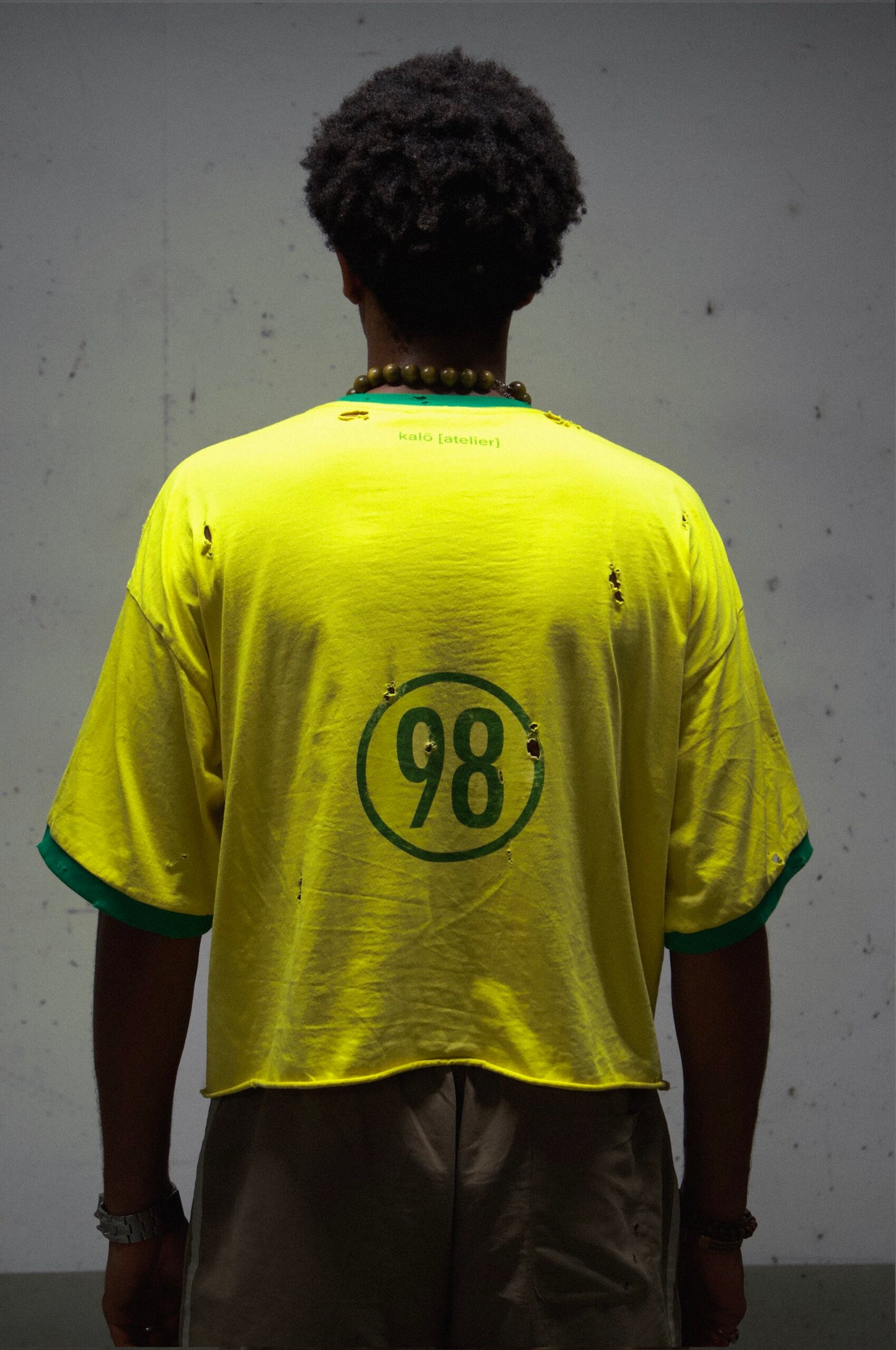 T-SHIRT BRAZIL HOMME CROPPED