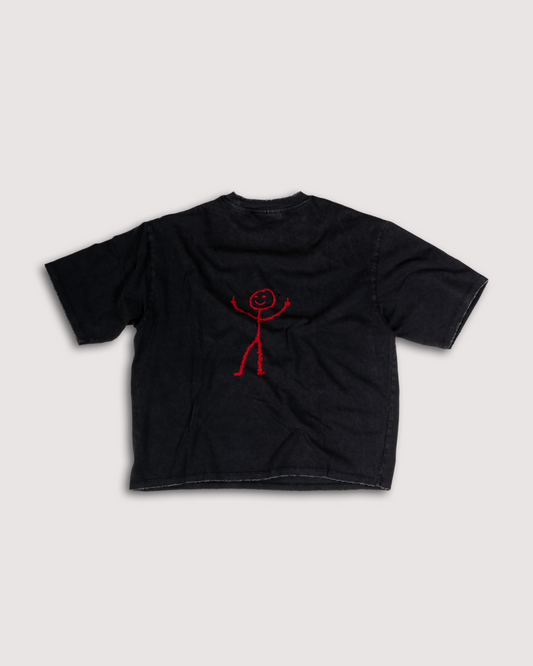 T-SHIRT USED [001] BLACK