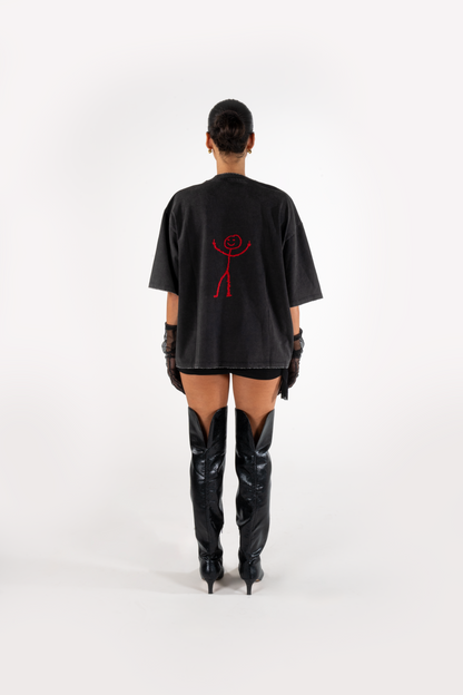 T-SHIRT USED [001] BLACK