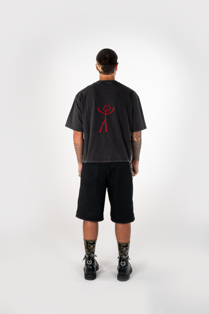 T-SHIRT USED [001] BLACK