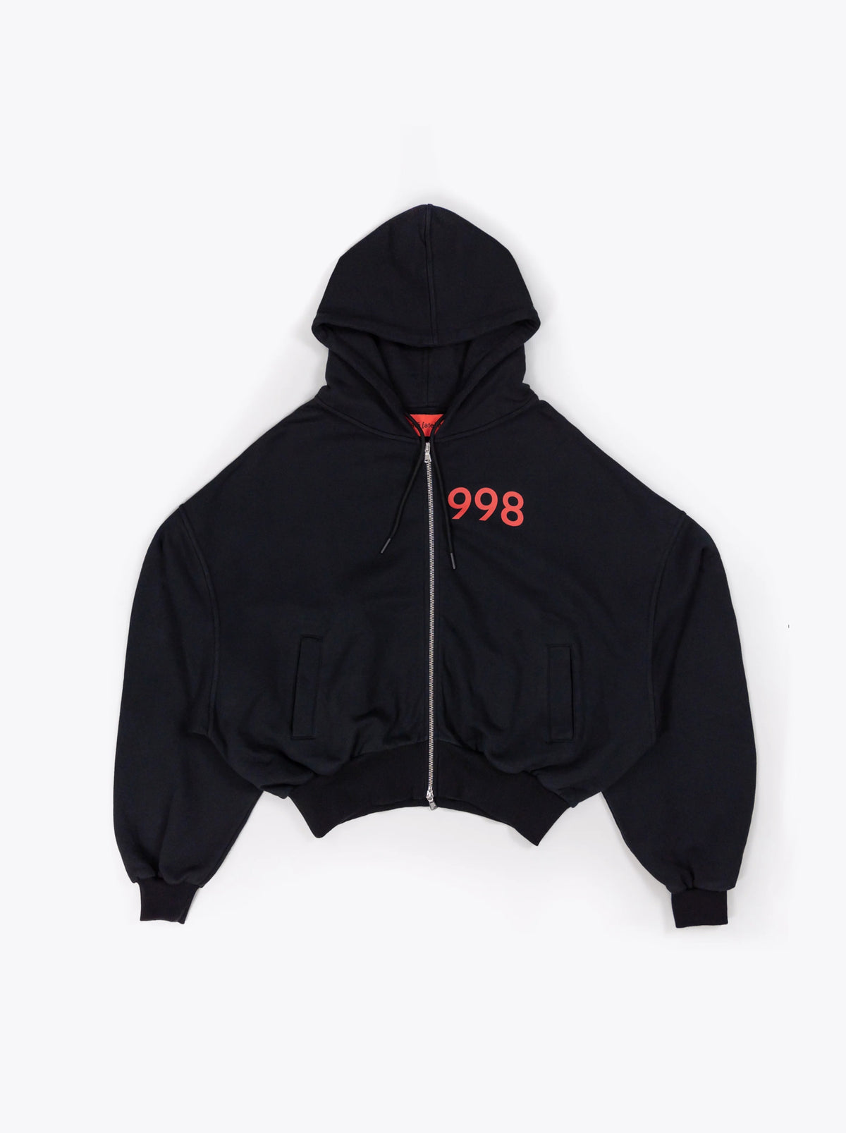 SWEAT À CAPUCHE ZIPPÉ - NOIR