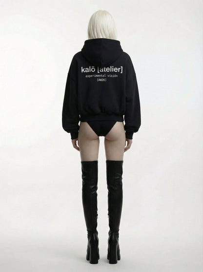 998 Zip Hoodie | Black