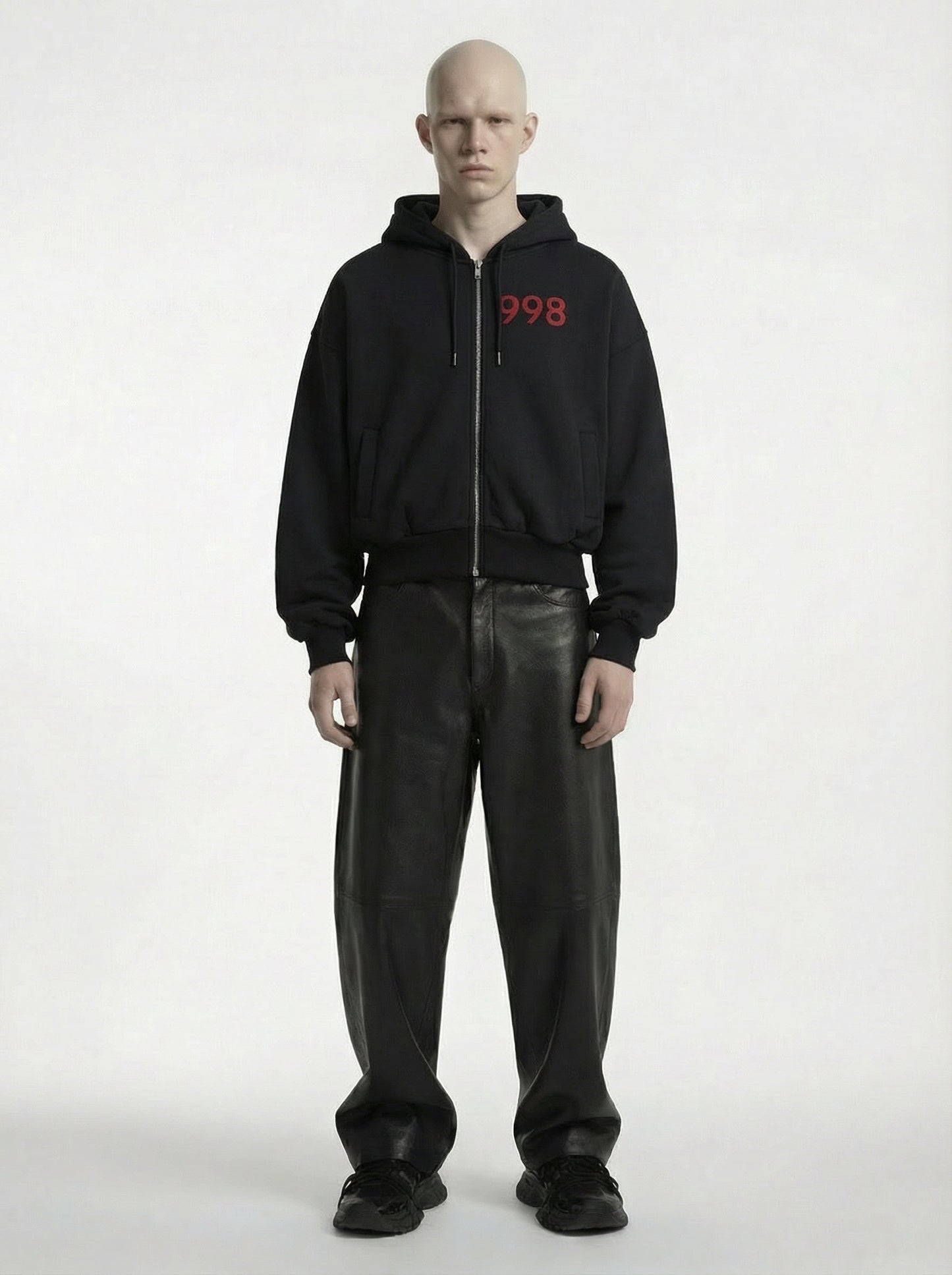 998 Zip Hoodie | Black