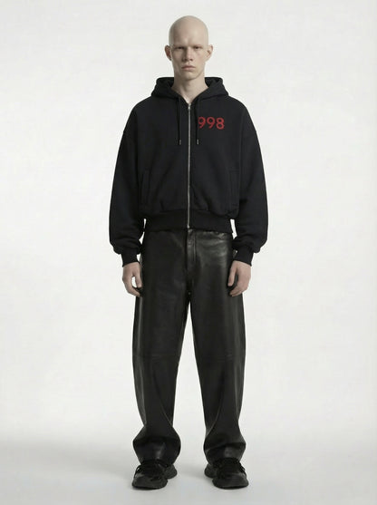 998 Zip Hoodie | Black