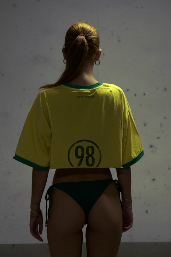 T-SHIRT BRAZIL FEMME CROPPED – Image 6