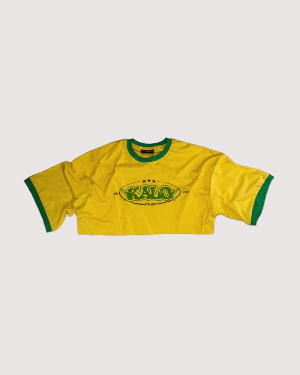 T-SHIRT BRAZIL FEMME CROPPED